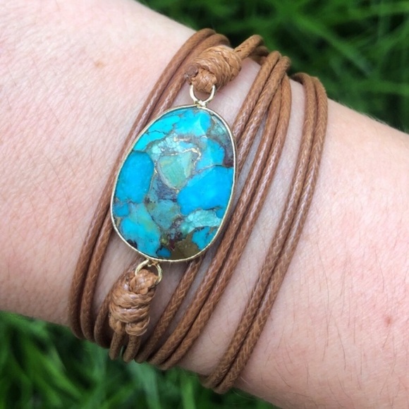 Labradorite Crystal Wrap Bracelet - Picture 3 of 5